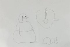 Untitled Snowman Drawing