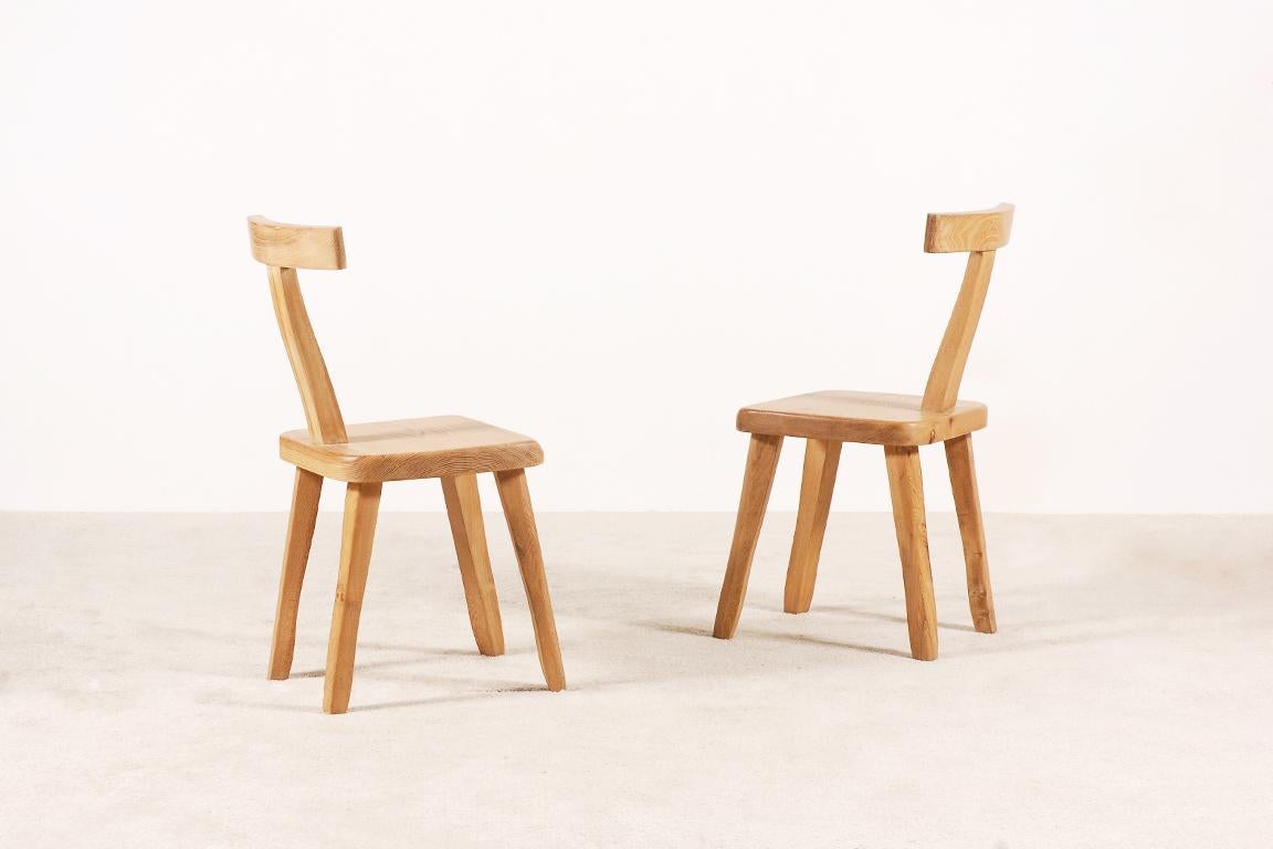 Olavi Hänninen for Mikko Nupponen, Set of 10 Elm Chairs, Finland, 1950 2