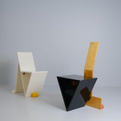 Olavi Hänninen, Unique Experimental Chairs Gallo & Gallina 'Cock and Hen', 1985