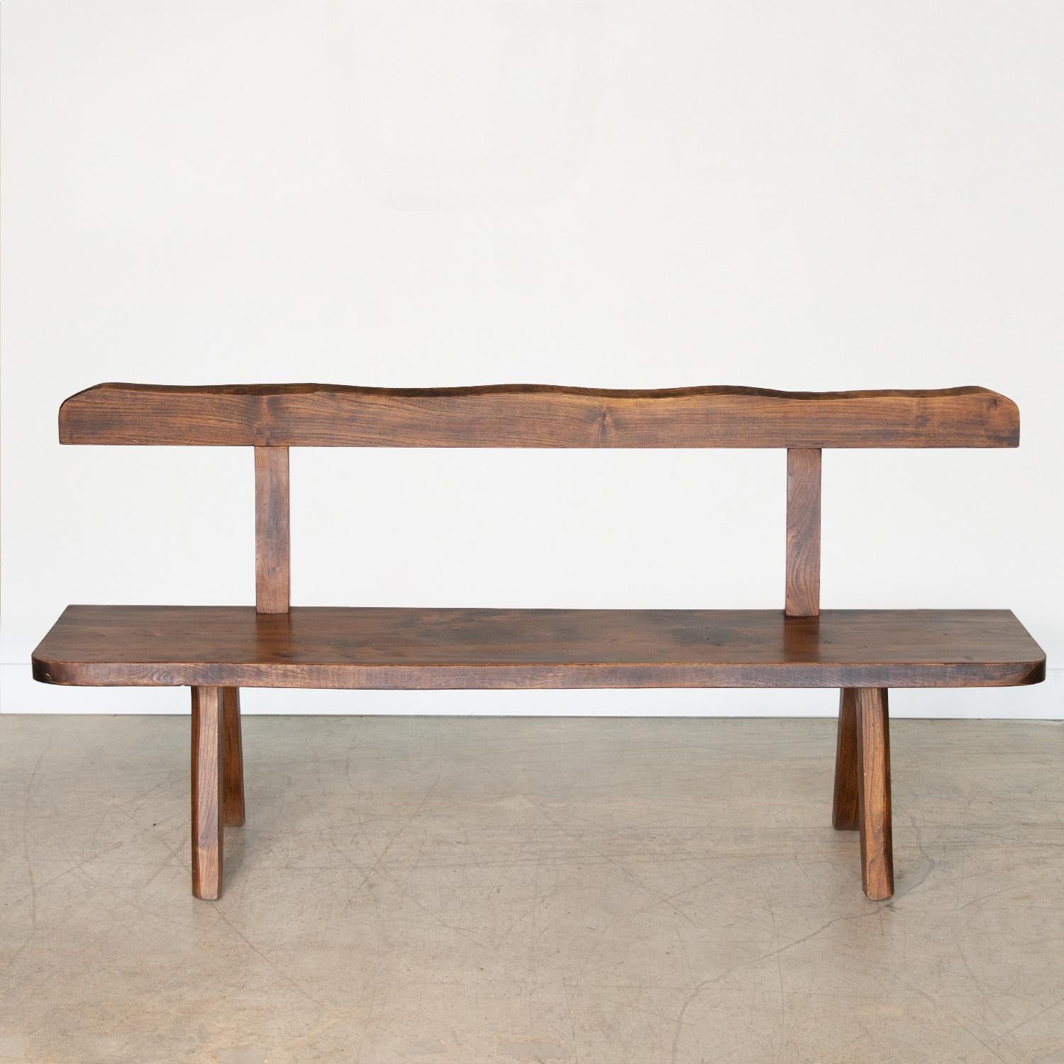 Olavi Hanninen Wood Bench In Good Condition In Los Angeles, CA