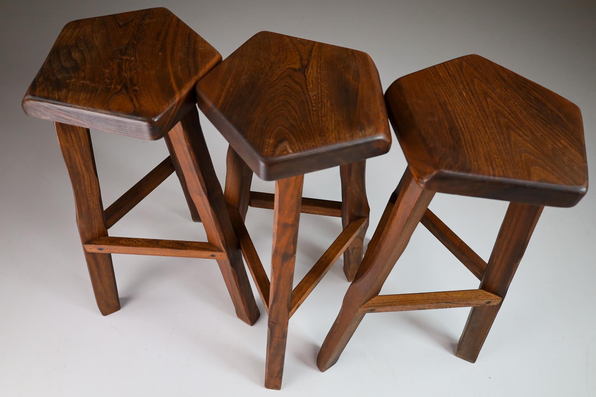 Olavi Hänninen Wooden Stools, Finland 1960 1