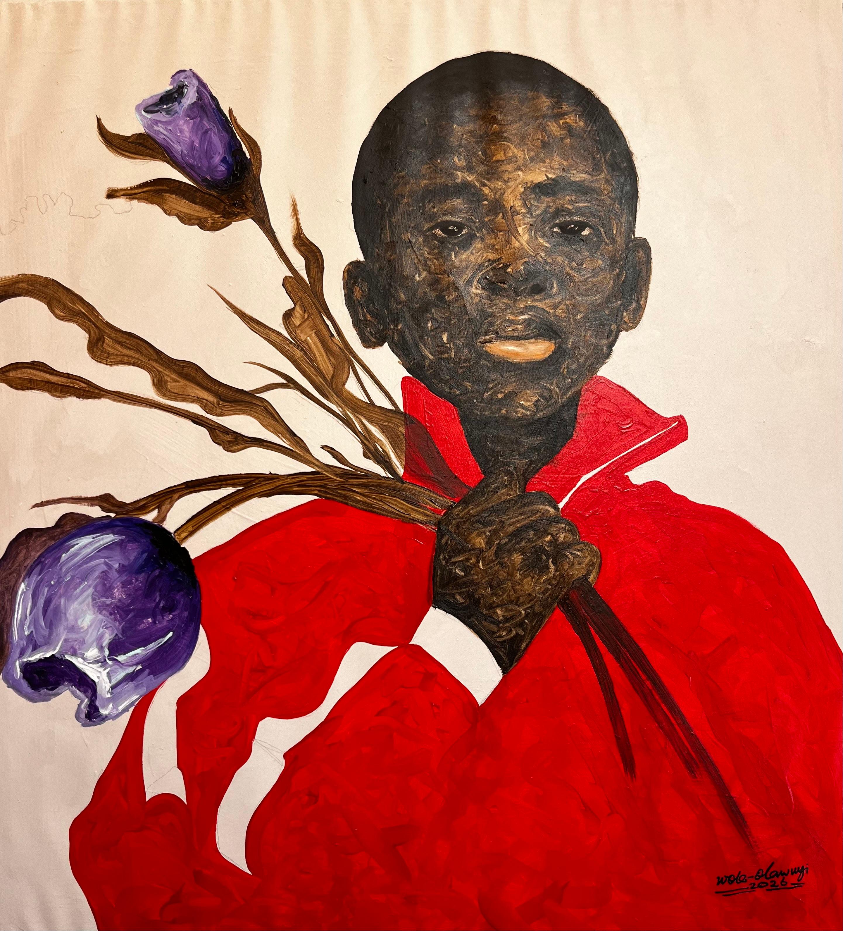 Harvest of Hope - Contemporaneo del 21° secolo, Ritratto figurativo, moderno