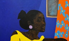 Quiet Between Walls - 21st Century Contemporary, Figurative Portrait, Modern