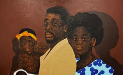 El Protector - Siglo XXI Contemporáneo, Retrato Figurativo, Moderno, Familia