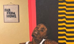 Das Gewicht der Distanz - 21. Jahrhundert Zeitgenössisch, Figuratives Porträt, Modern