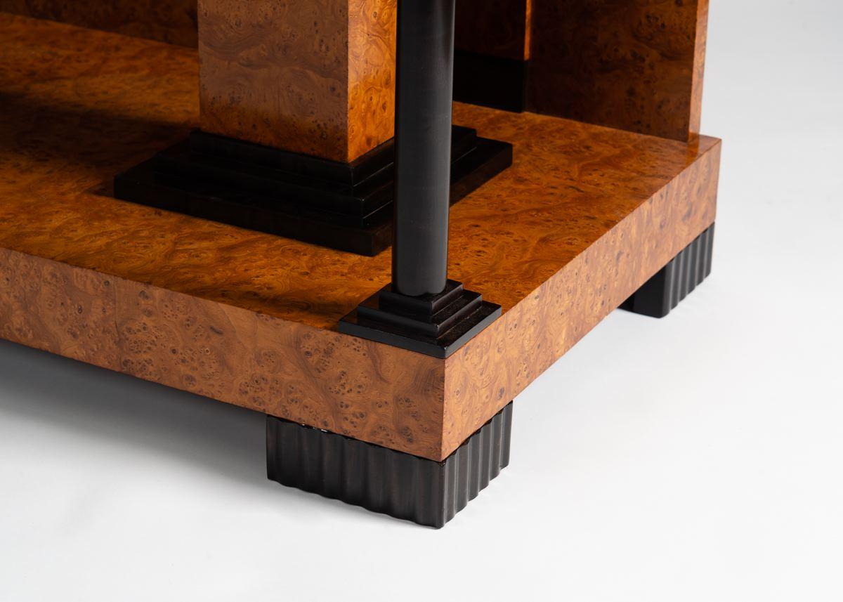 Olbrich & Gluckert, Cassettiera a specchio, Francia, C. 1936 In condizioni buone in vendita a New York, NY