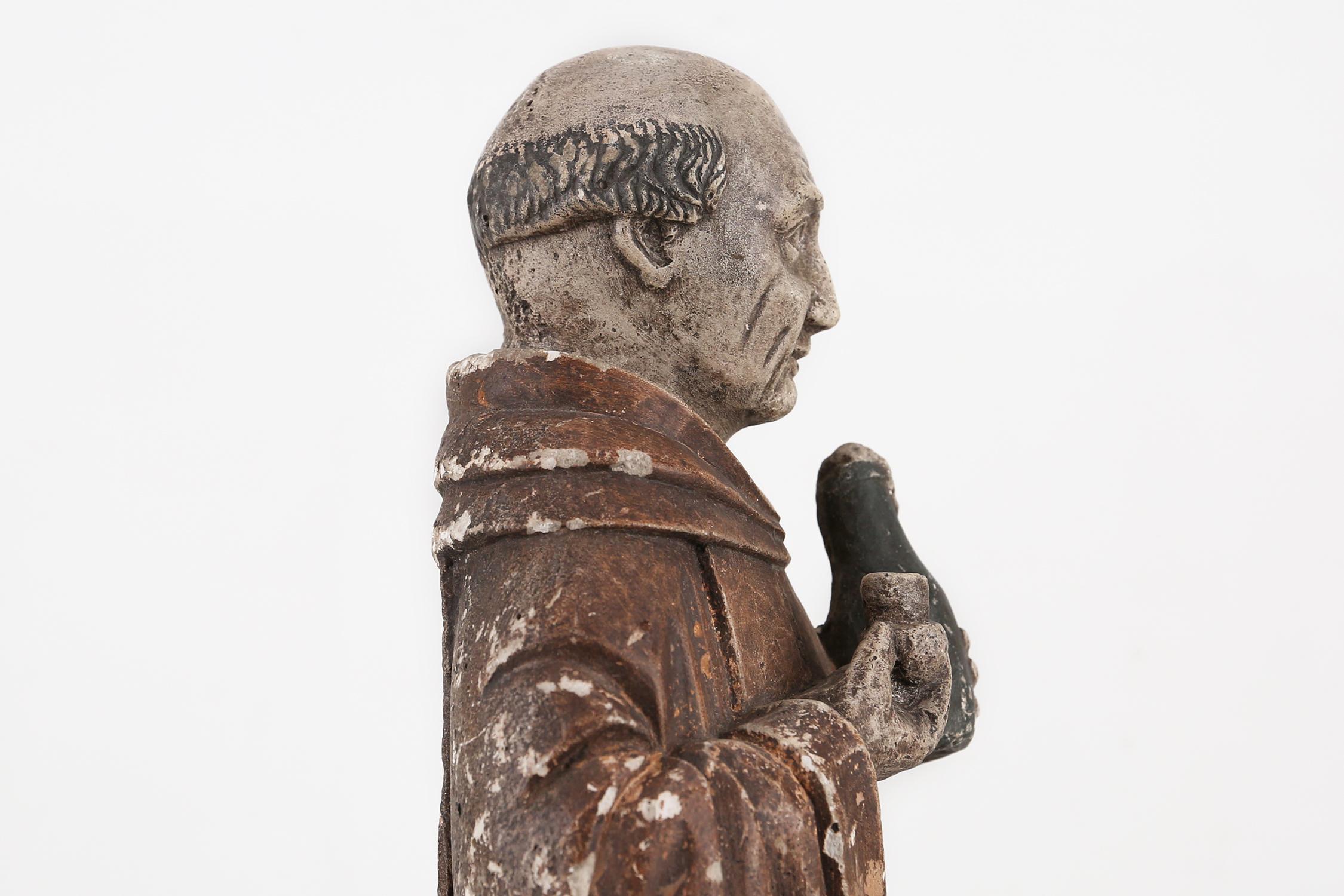 Old Advertising Figure by Champagne Brand Dom Perignon In Good Condition In Meulebeke, BE