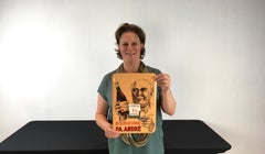 1930s Sign with Calendar for French Wine