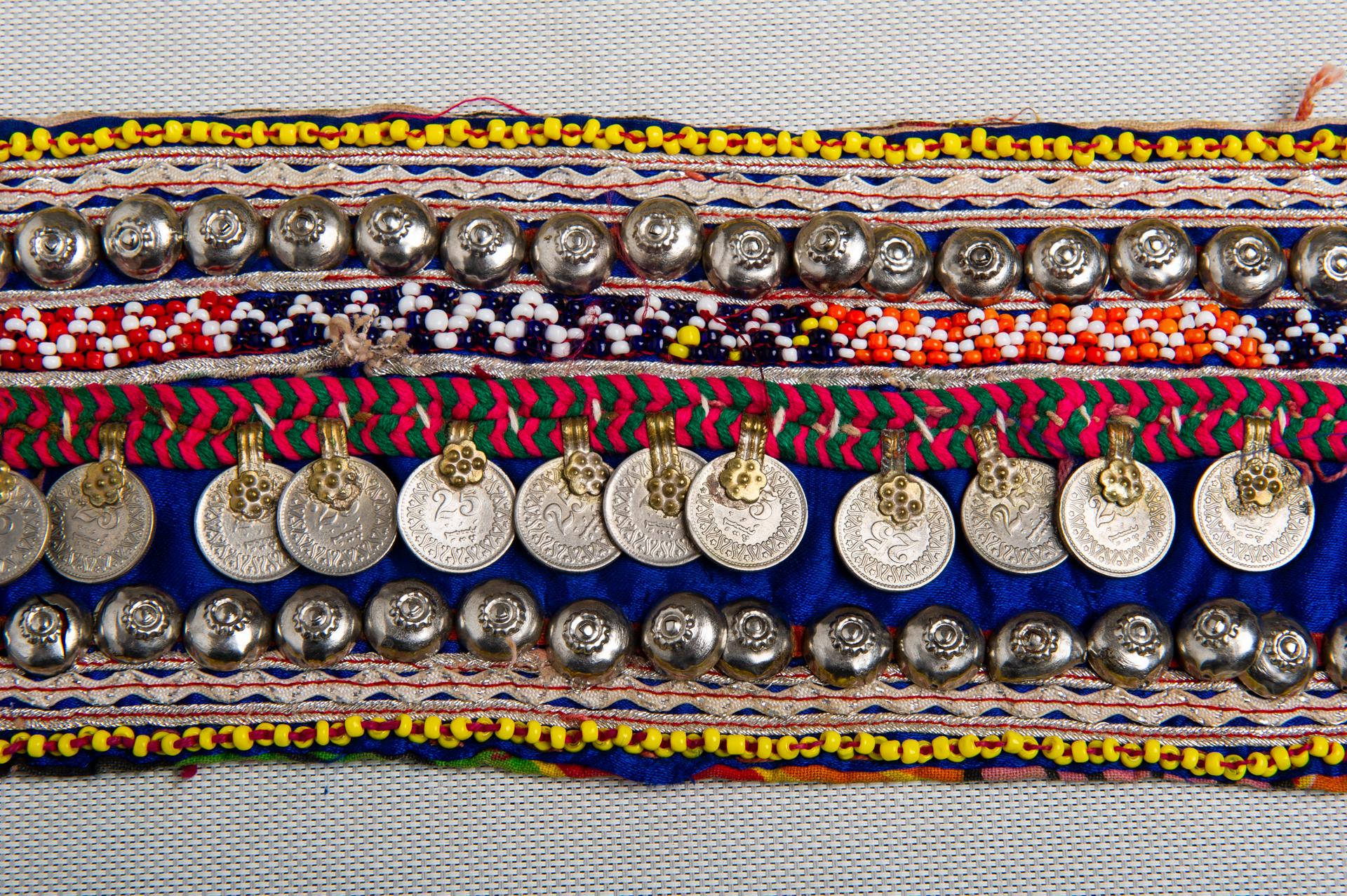Old Afghan Belts with Ancient Coins, also as Curtain-holders 4