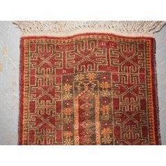Old Afghan Prayer Rug of Very Small Size