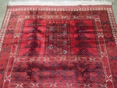 Old Afghan Purdah Ensi Hatchli Rug, Chakesh Village, Circa 1920