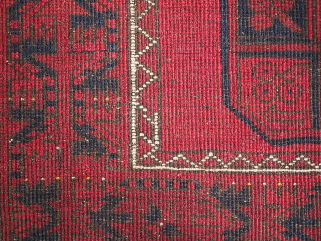 Tapis afghan ancien, motif du golfe turkmène Ersari, vers 1930 Excellent état - En vente à Moreton-In-Marsh, GB