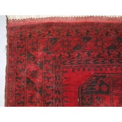 Old Afghan Village Rug of Traditional Design