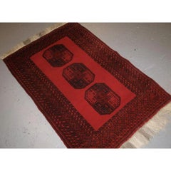 Old Afghan Village Rug of Traditional Design