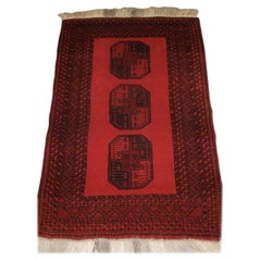 Old Afghan Village Rug of Traditional Design