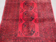 Old Afghan Village Teppich in traditionellem Design, sehr starker Teppich, um 1940