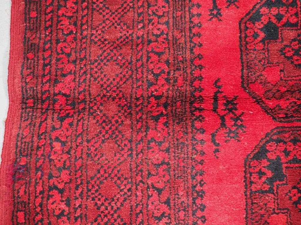 Old Afghan Village Rug of Traditional Design, Very Strong Rug, Circa 1940 In Excellent Condition For Sale In Moreton-In-Marsh, GB