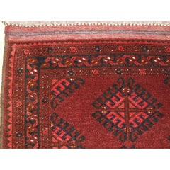 Old Afghan Village Rug of Traditional Turkmen Style