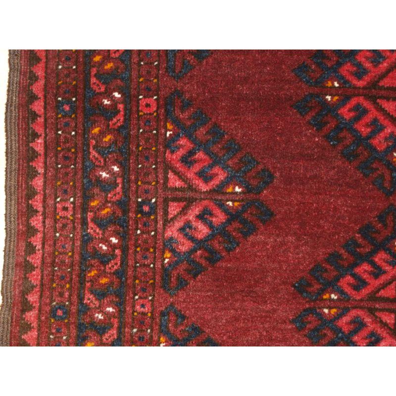 Old Afghan Village Rug of Traditional Turkmen Style In Excellent Condition For Sale In Moreton-In-Marsh, GB