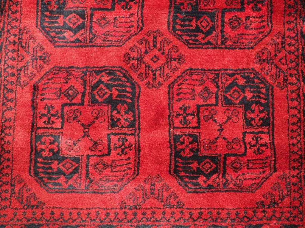 Inconnu Tapis afghan ancien, design traditionnel, très difficile à porter en vente