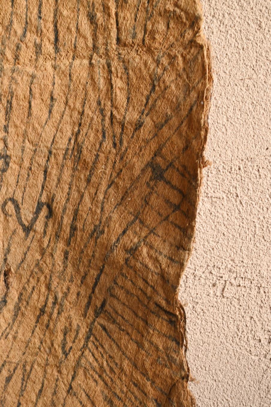 Tissu d'écorce africain ancien/20e siècle/ Textile d'écorce pygmy malaisien en vente 5