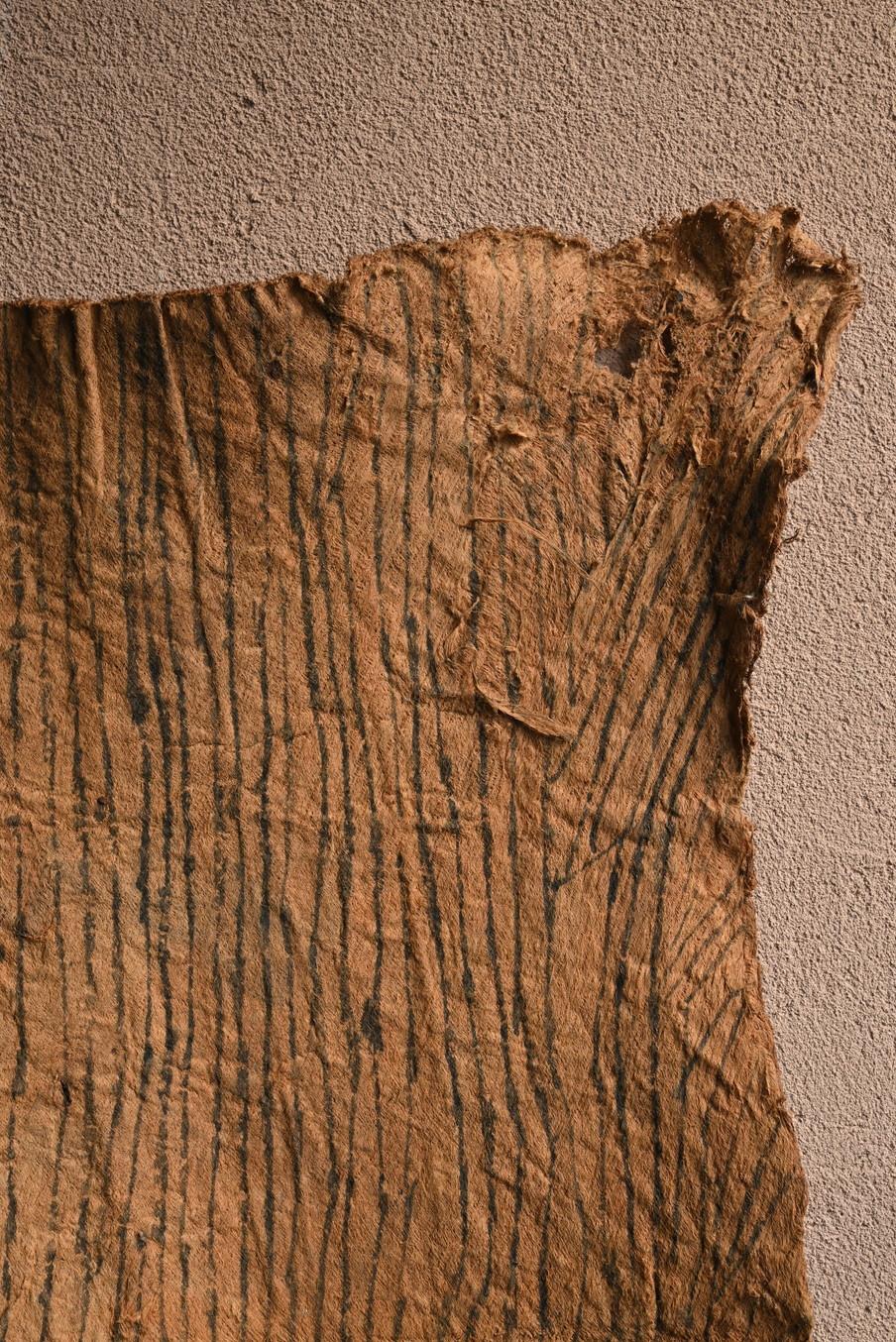 Tissu d'écorce africain ancien/20e siècle/ Textile d'écorce pygmy malaisien Bon état - En vente à Sammu-shi, Chiba
