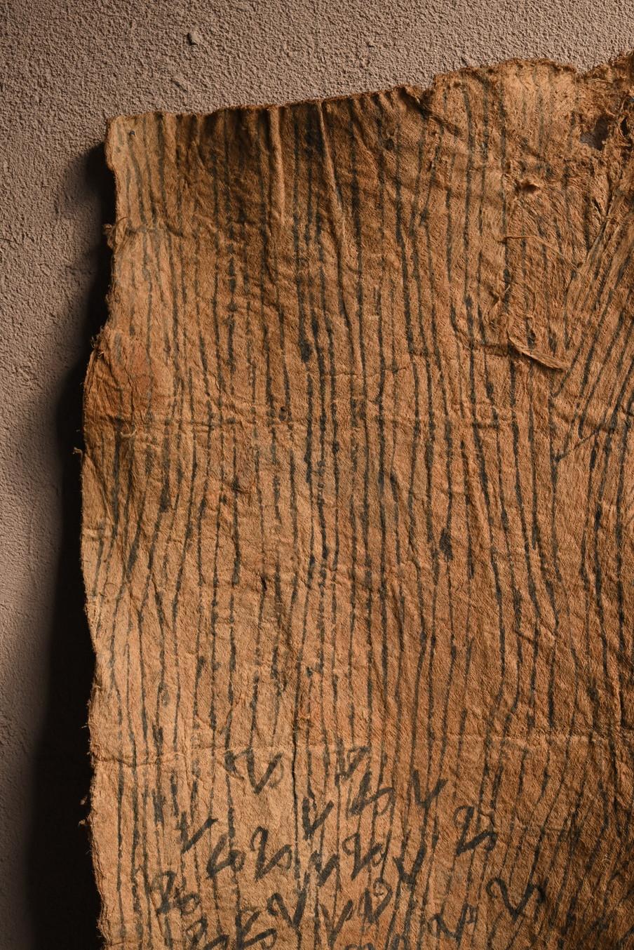 20ième siècle Tissu d'écorce africain ancien/20e siècle/ Textile d'écorce pygmy malaisien en vente