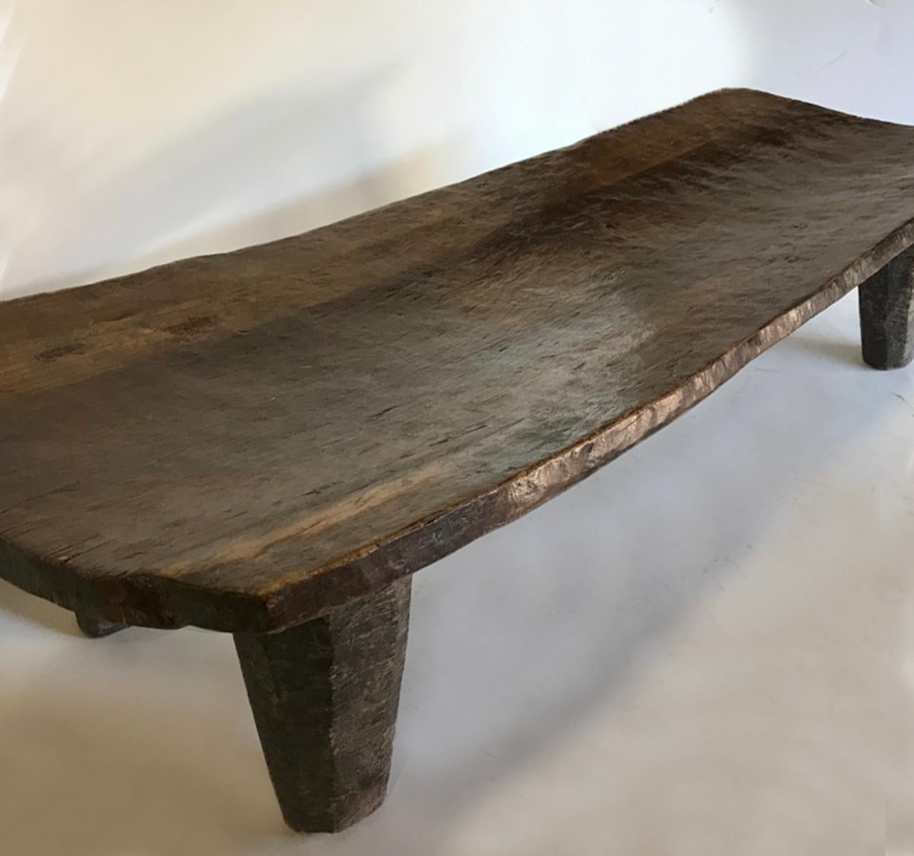 Nigerian Old African Primitive Nupe Tribe Bed/Coffee Table/Low Console