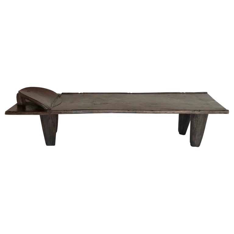 Old African Senufo Bed Coffee Table Or, African Console Table