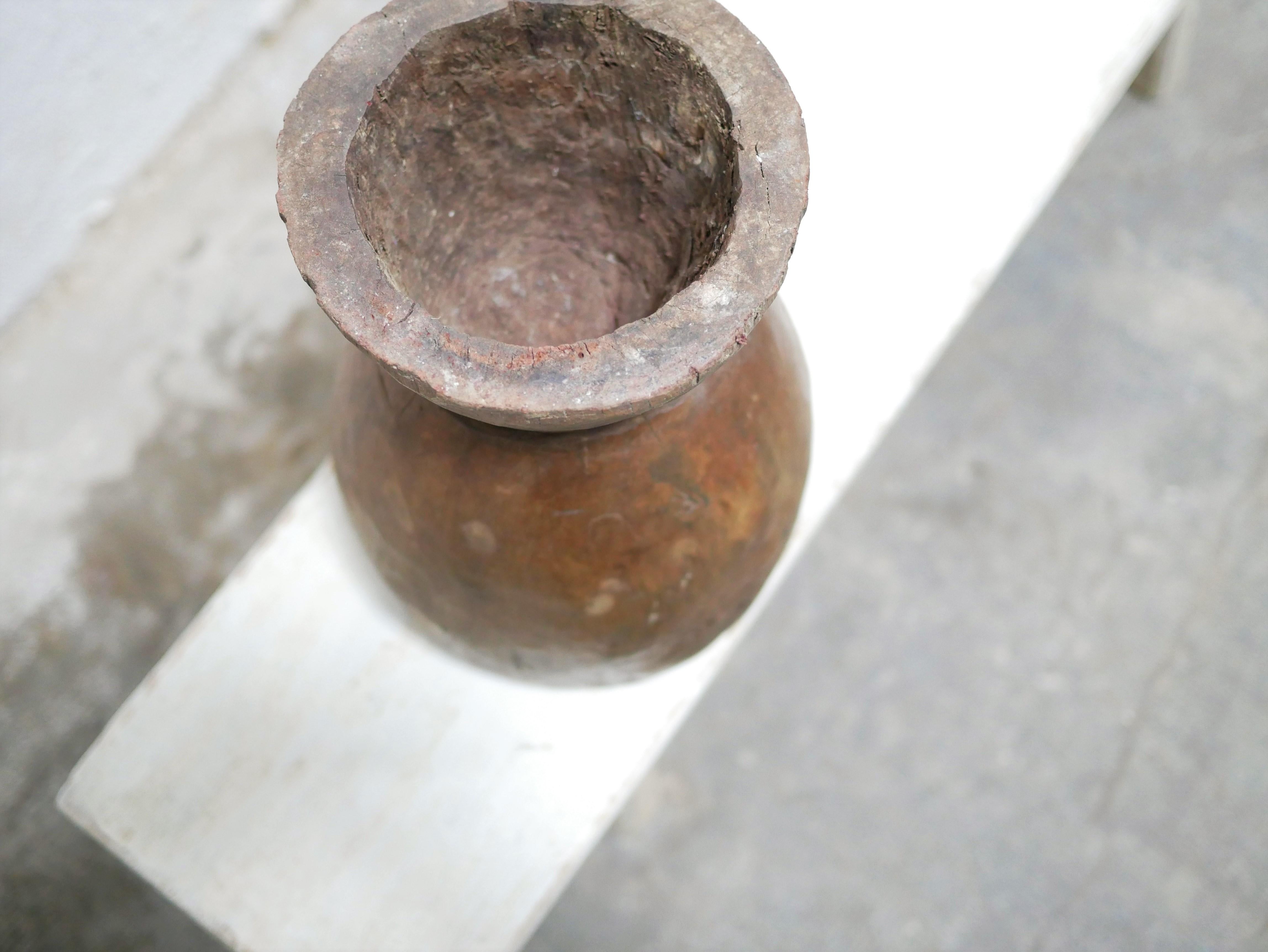 Old African Wooden Mortar For Sale 6