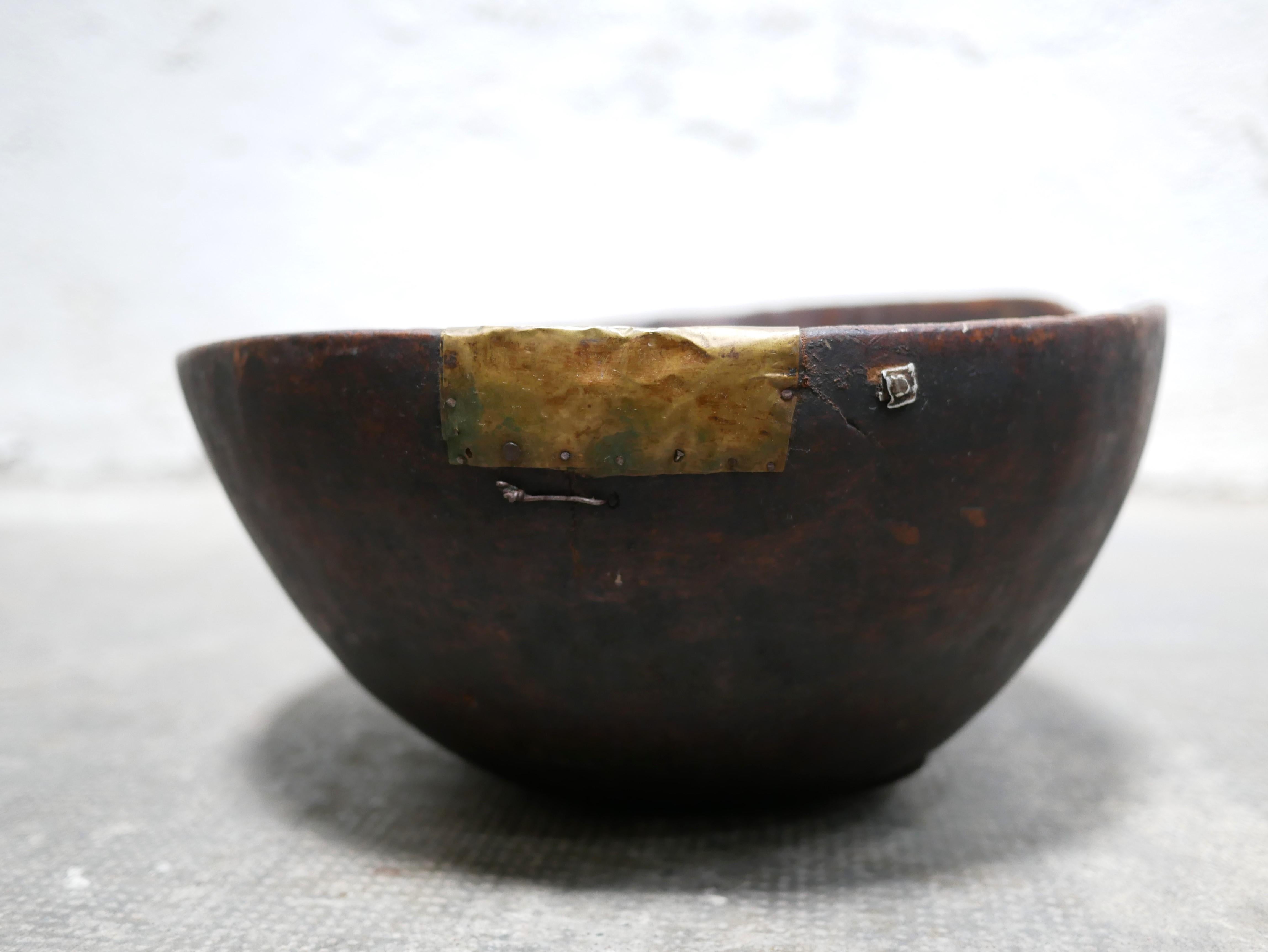 20th Century Old African wooden salad bowl