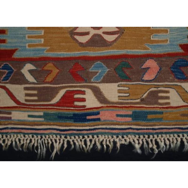 Old Central Anatolian Konya region prayer kilim
About 40 years old

A good kilim with pleasing colour and design

Excellent condition with no wear at all

Hand washed and ready for use or display

Additional information:
Place of Origin: 
Period: 