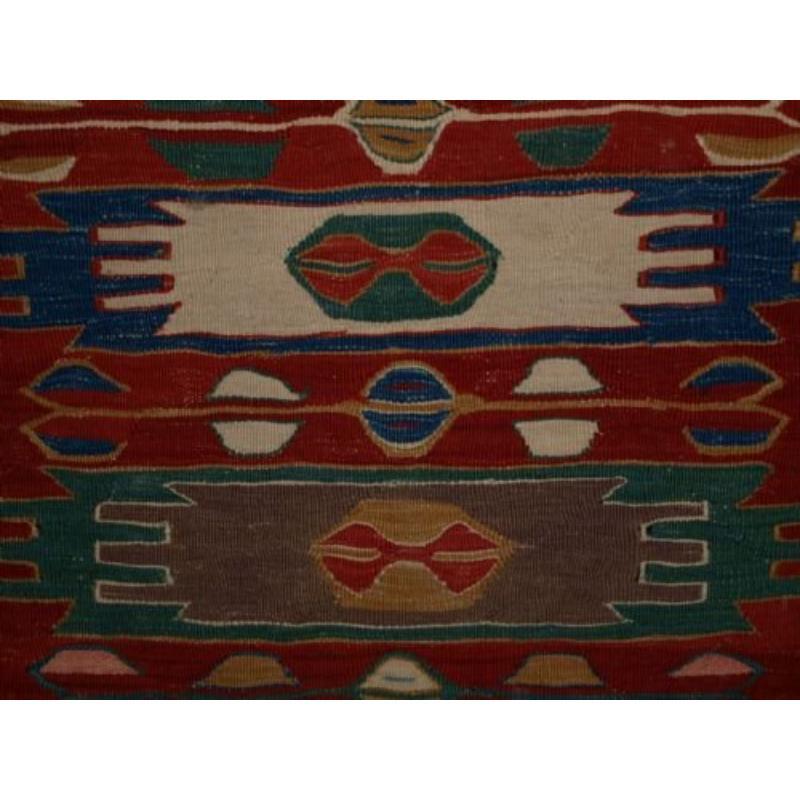 20th Century Old Anatolian Turkish Konya Region Prayer Kilim, Circa 40 Years Old For Sale