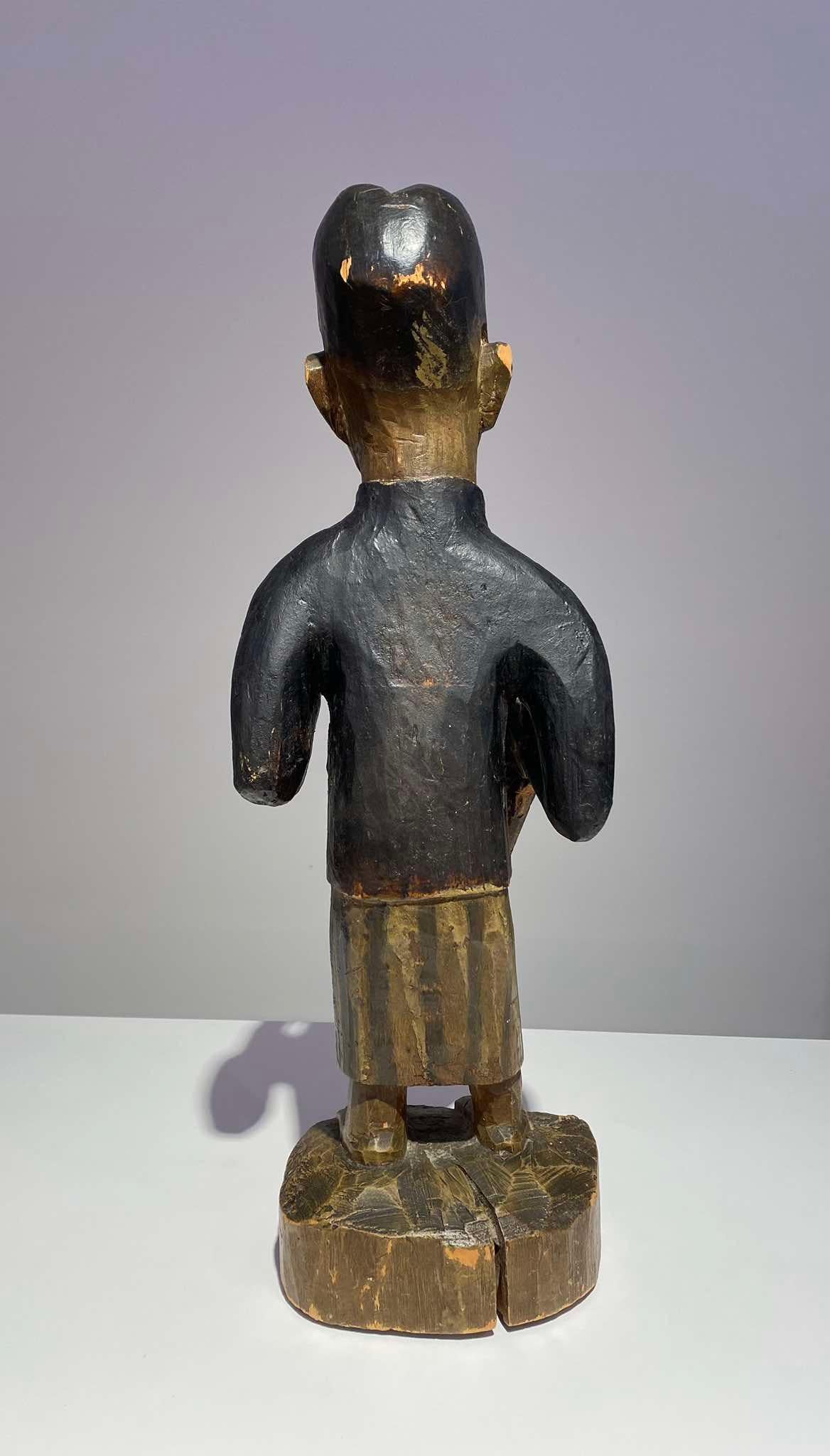 Old And Exceptional Anthropomorphic Statue Yombe Woyo Kongo Tribe Dr Congo 19th For Sale 4
