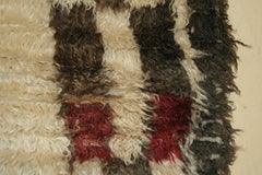 Old and Unusual Beni Ouarain Berber Rug
