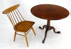 Old Antique c1850s 36" Diameter Round Tilt Top Regency George III Table Clean!