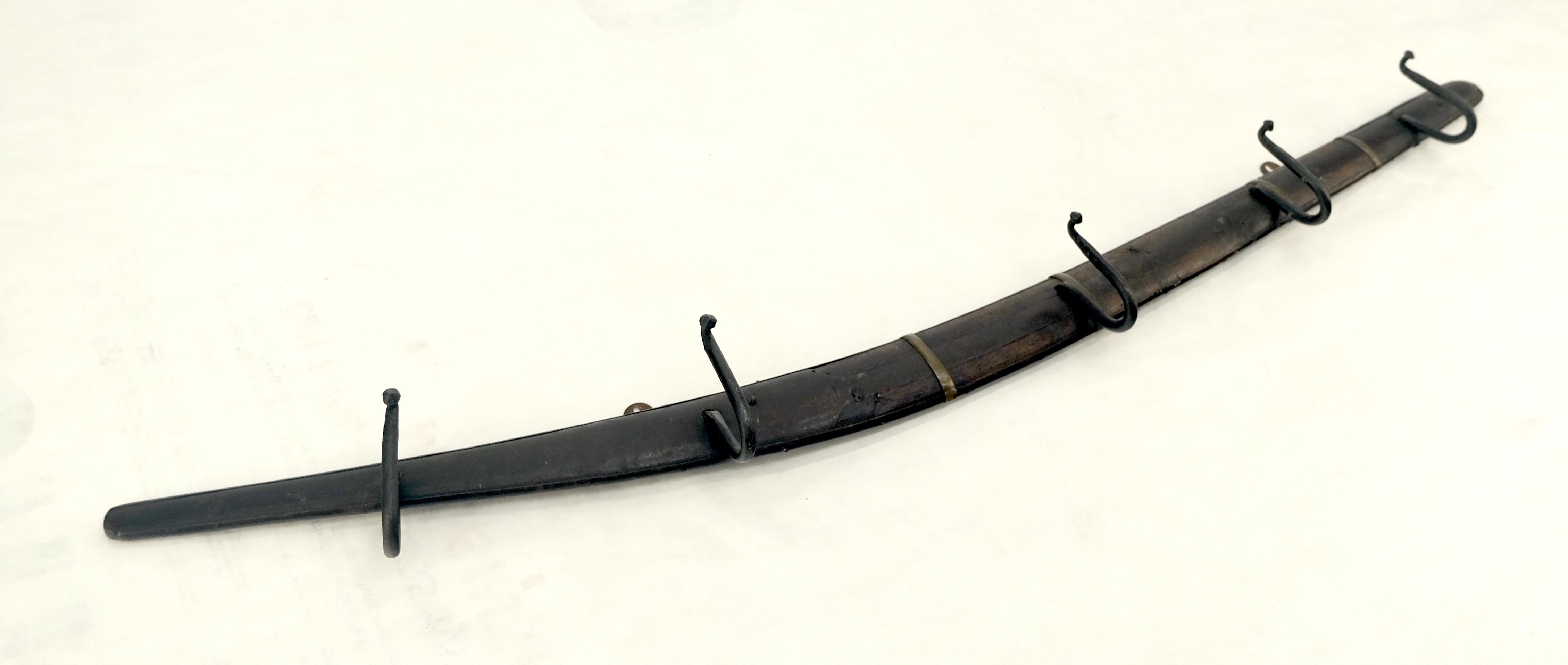 20th Century Old Antique c1920s Boomerang Coat Rack Conversion For Sale