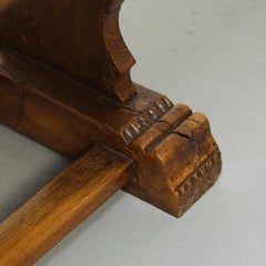 Old Antique Rustic Farmhouse Refectory Coffee Table from Solid Oak