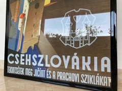 Old Art Deco Advertising Poster, 1930s