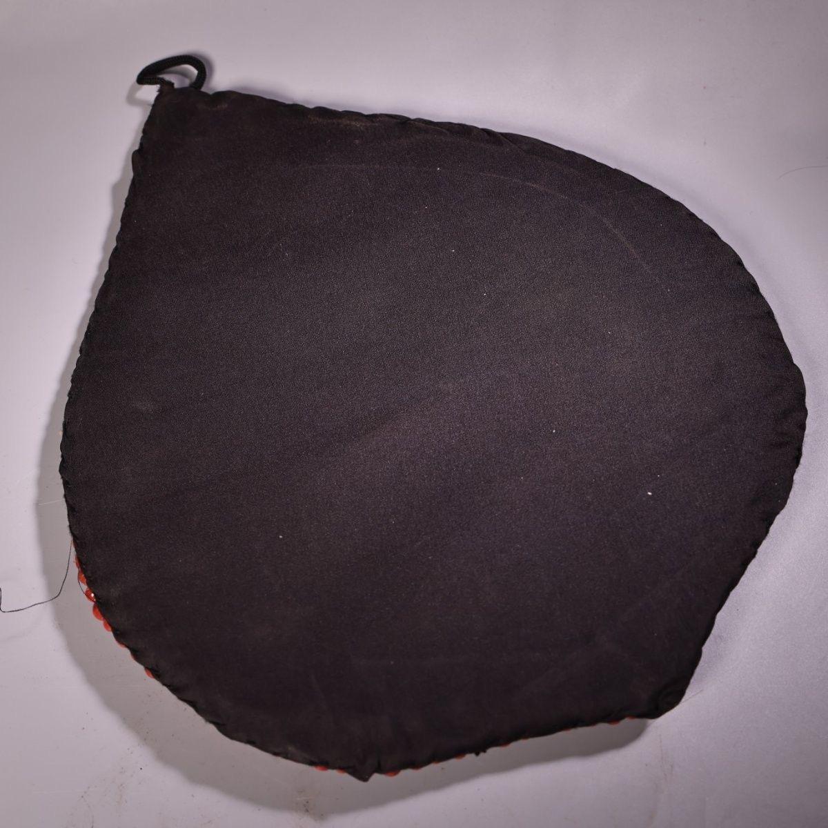 Old Asian Engraved Iron Shakyamuni Woven Art Glass Palm Leaf Thangka For Sale 5