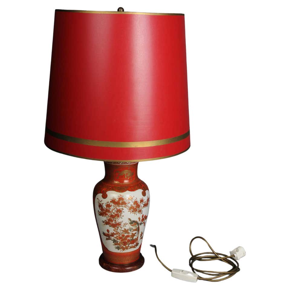 Porcelain Lamp Shade - 1,130 For Sale on 1stDibs | porcelain light ...