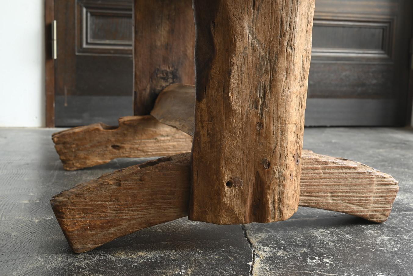 Old Asian wooden bench/20th century/wooden chair For Sale 3