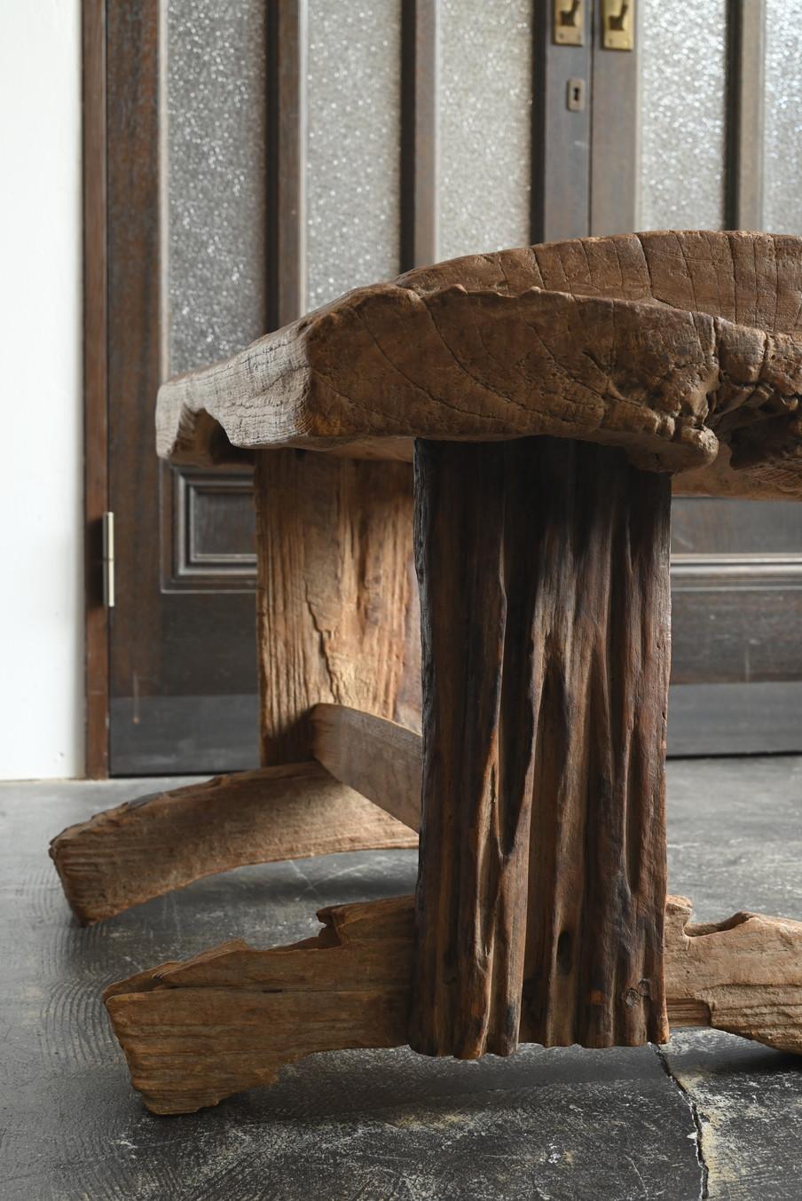 Old Asian wooden bench/20th century/wooden chair For Sale 4