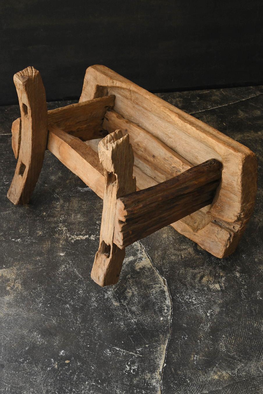 Old Asian wooden bench/20th century/wooden chair For Sale 8