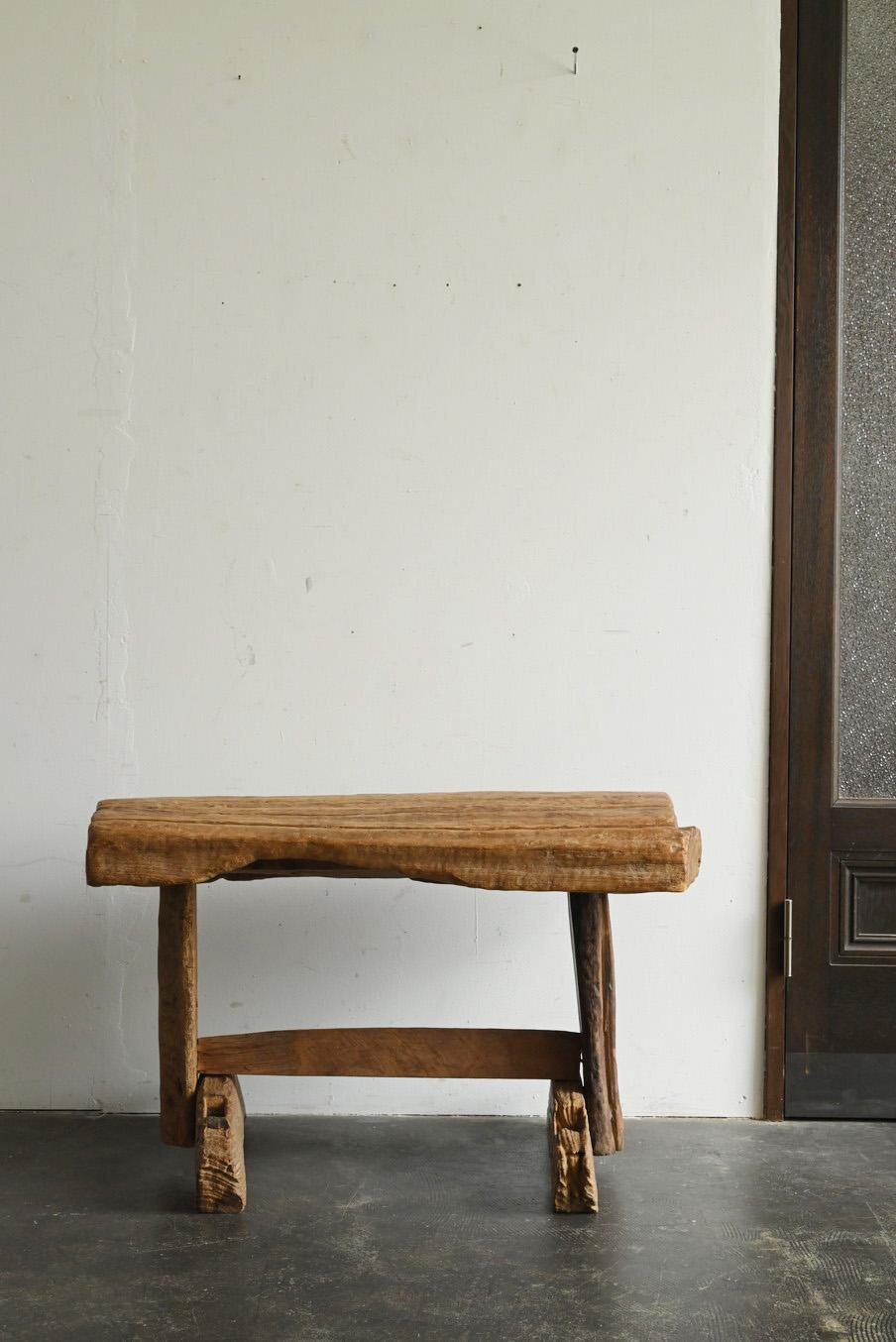 Old Asian wooden bench/20th century/wooden chair For Sale 11