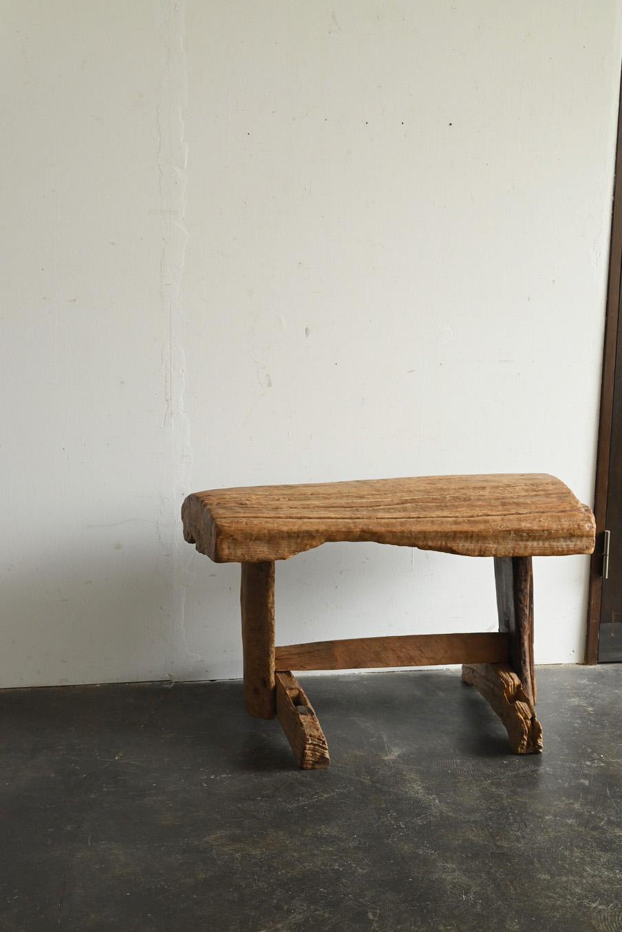 20th Century Old Asian wooden bench/20th century/wooden chair For Sale