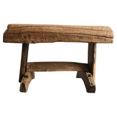 Old Asian wooden bench/20th century/wooden chair