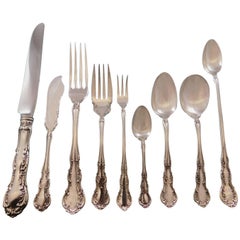Old Atlanta by Wallace Sterling Silver Flatware Set for 12 Service 113 Pc Dinner