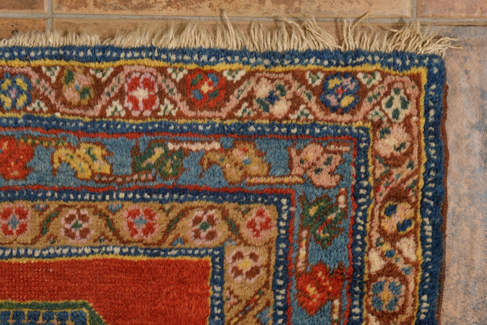 Old Azeri Long Runner or Gallery Rug For Sale 2