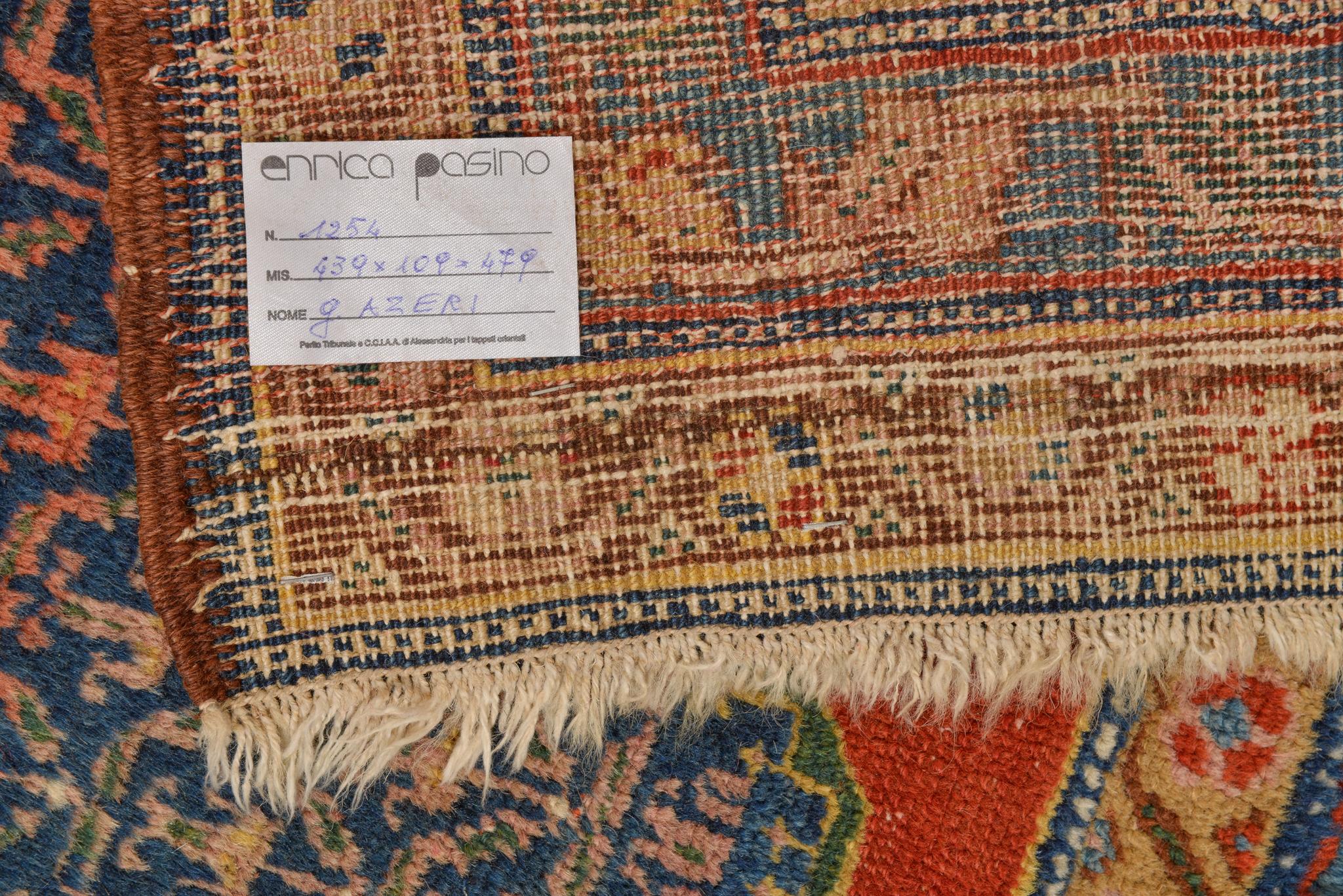 Other Old Azeri Long Runner or Gallery Rug For Sale